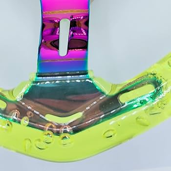 クリアバブルステアリング Amazon | ZS ステアリング ハンドル 340mm ネオ クローム 6